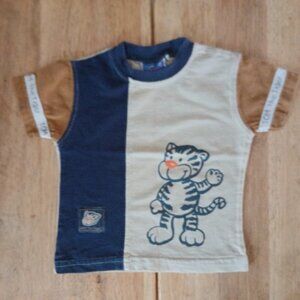 TOPOLINO multi color S/S t-shirt sz 68 EU/6-9 mos. baby boy